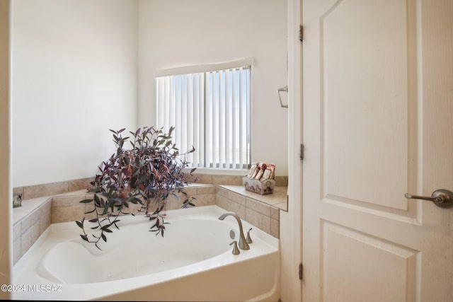 full bathroom featuring a bath