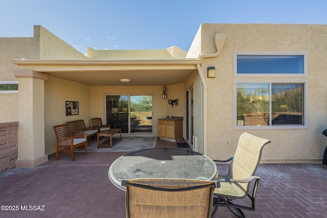 view of patio / terrace with outdoor dining space