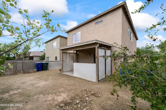 view of rear view of property