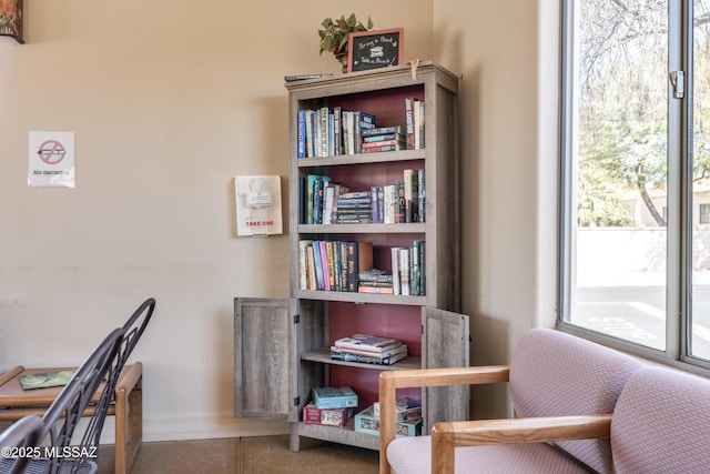 view of sitting room