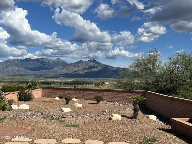 view of mountain feature