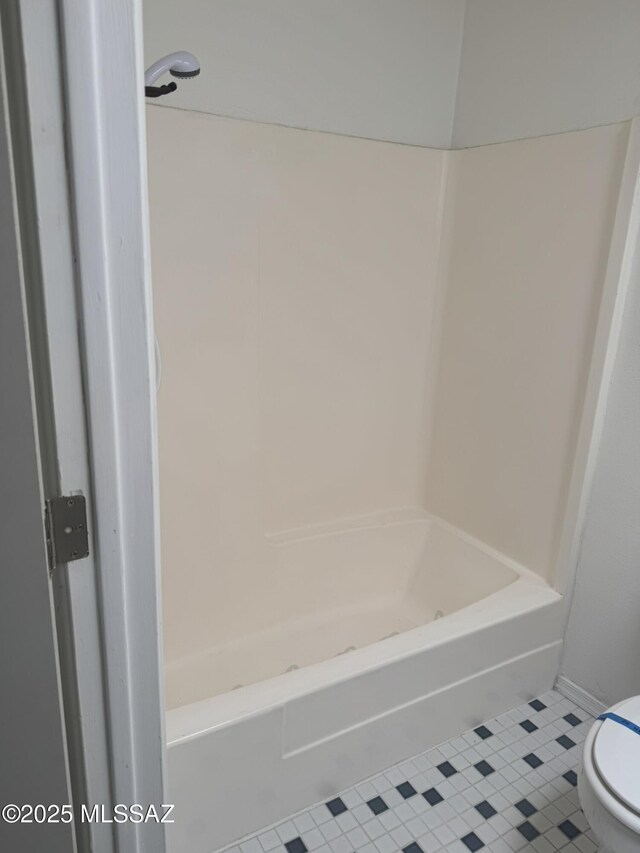1117 E Irene St, Pearce, AZ 85625 - full bathroom with shower / bath combination, tile patterned flooring, and toilet