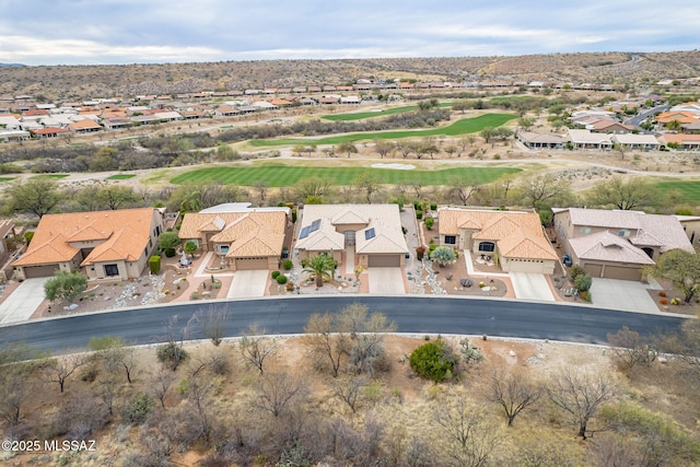 bird's eye view featuring a residential view
