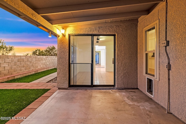 9990 E Mary Dr, Tucson, AZ 85730 - view of patio / terrace with fence and visible vents
