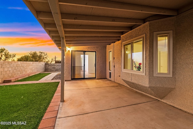9990 E Mary Dr, Tucson, AZ 85730 - view of patio featuring a fenced backyard