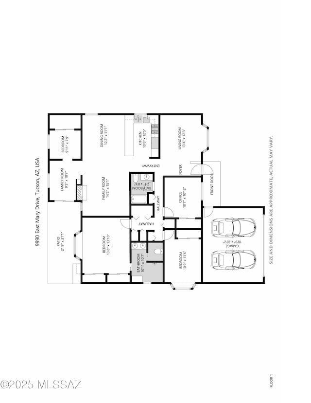 9990 E Mary Dr, Tucson, AZ 85730 - view of layout