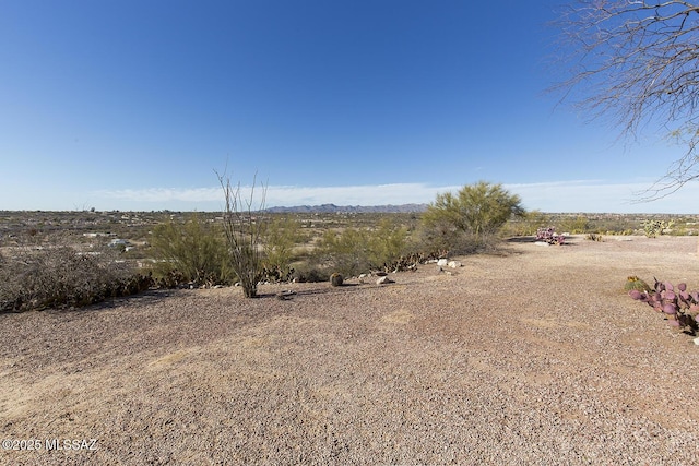 view of yard featuring a rural view