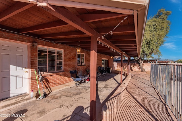 view of patio