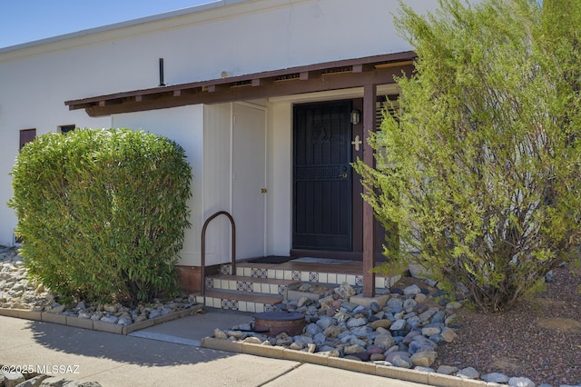 view of entrance to property