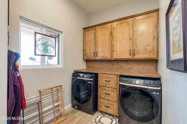 16 Star View Dr, Sonoita, AZ 85637 - laundry room featuring cabinet space, light wood finished floors, and baseboards