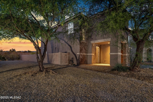 10365 S High Bluff Dr, Vail, AZ 85641 - view of front facade featuring stucco siding