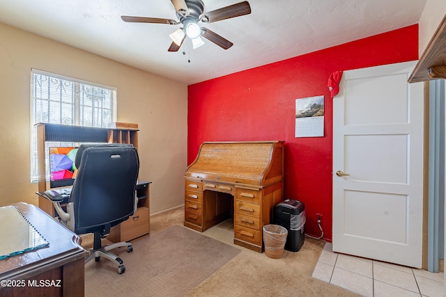 3021 E 2nd St, Tucson, AZ 85716 - office space featuring ceiling fan and carpet
