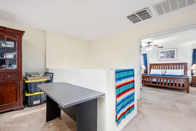 13076 N Desert Olive Dr, Oro Valley, AZ 85755 - interior space featuring visible vents and light carpet