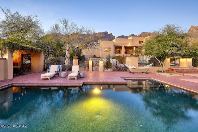 pool featuring a patio