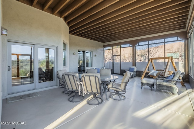 view of patio / terrace featuring outdoor dining space