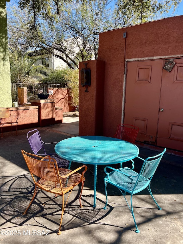 view of patio