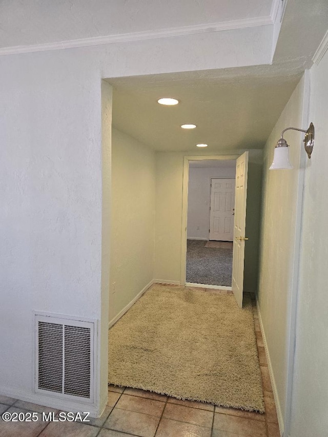 5822 E S Wilshire Dr, Tucson, AZ 85711 - hallway with recessed lighting and baseboards
