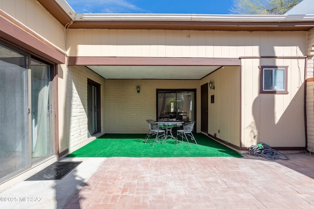 view of patio / terrace featuring outdoor dining area