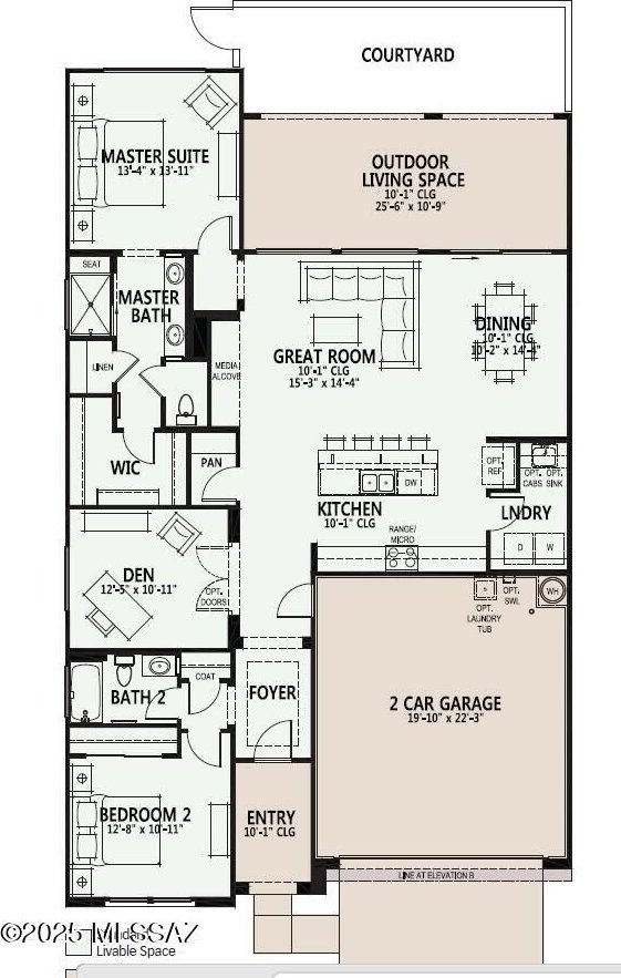 30776 S Sand Hurst Ln, Oracle, AZ 85623 - home floor plan