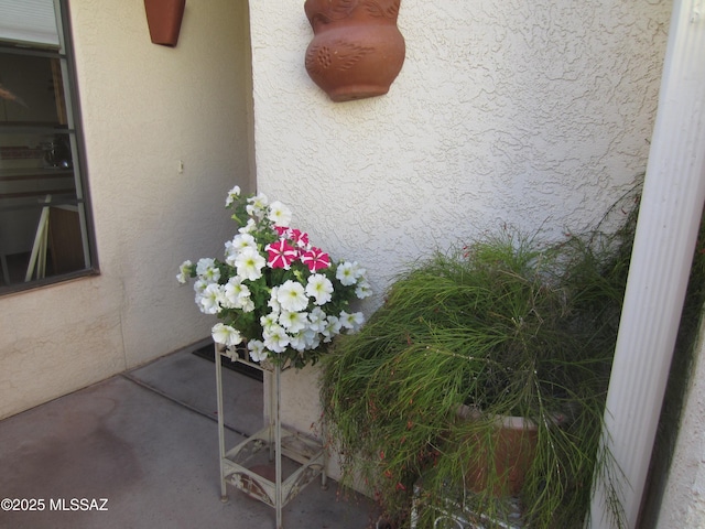 details with stucco siding