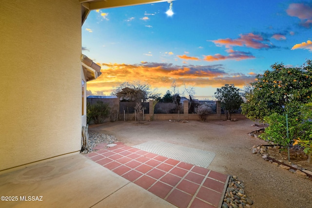 view of patio / terrace with fence