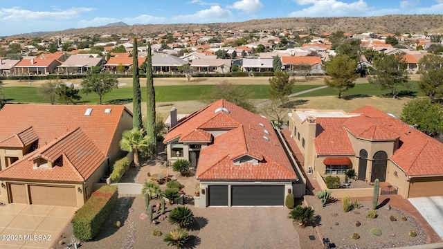 birds eye view of property featuring a residential view