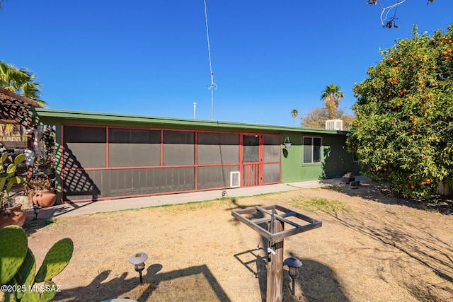 view of rear view of property