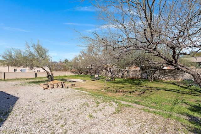 view of yard