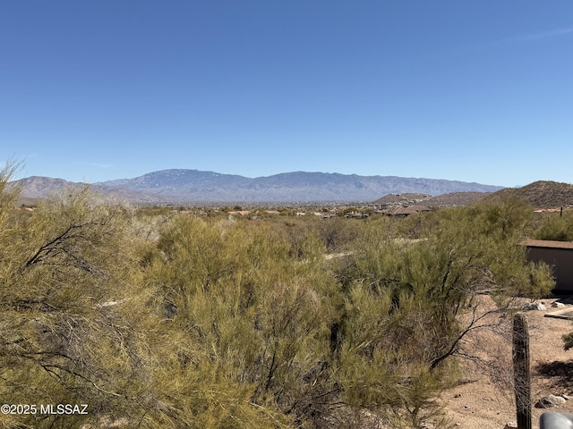 view of mountain feature