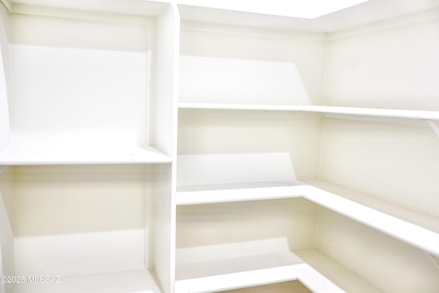 view of storage area