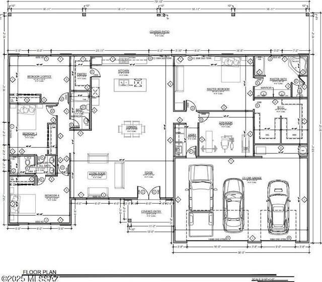 1077 Avenida Aire, Rio Rico, AZ 85648 - floor plan / room layout
