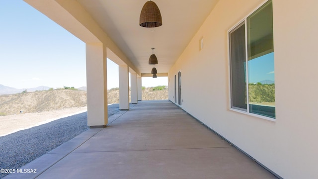 1077 Avenida Aire, Rio Rico, AZ 85648 - view of patio with a mountain view