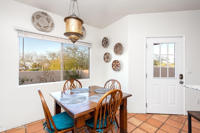 view of dining space