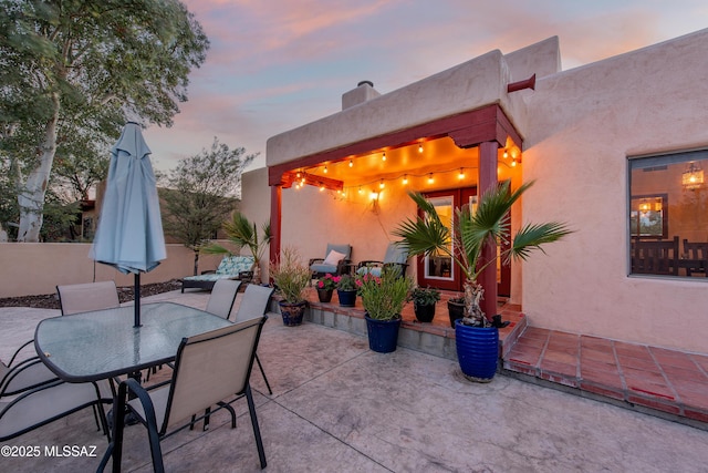 view of patio / terrace with outdoor dining space