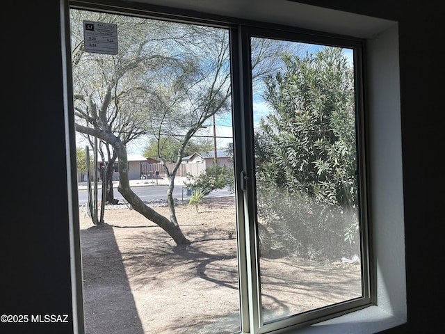 doorway to outside with a wealth of natural light