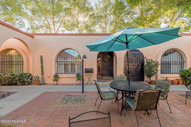 view of patio / terrace with outdoor dining space