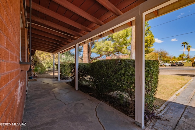 view of patio