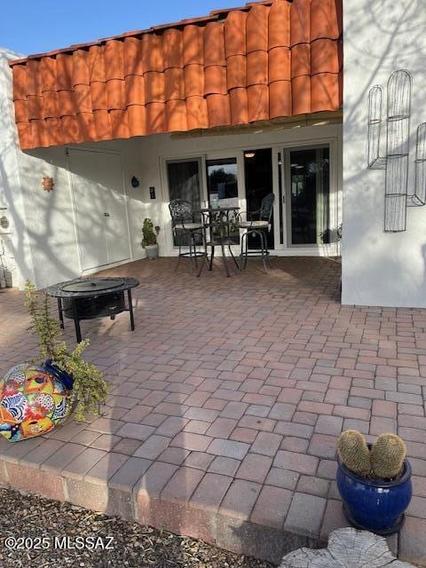 view of patio / terrace with outdoor dining space