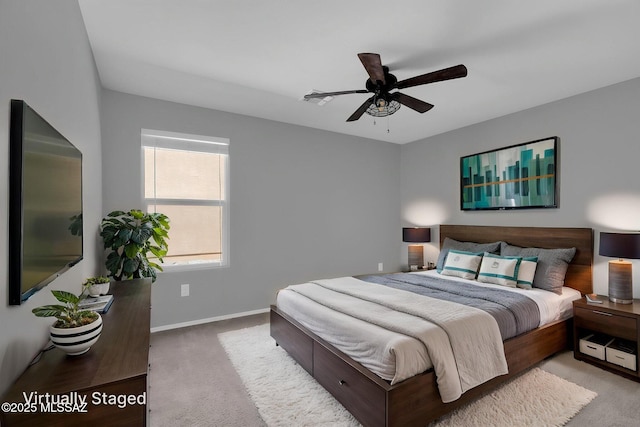 14241 E Bolster Dr, Vail, AZ 85641 - carpeted bedroom with baseboards and a ceiling fan