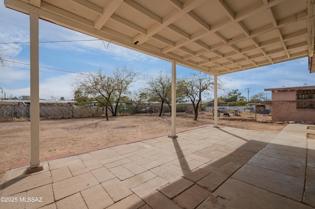 view of patio / terrace featuring a fenced backyard