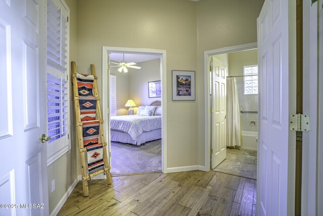 13517 N Heritage Gateway Ave, Marana, AZ 85658 - hall with wood finished floors and baseboards
