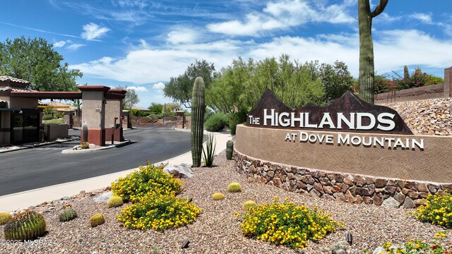 13517 N Heritage Gateway Ave, Marana, AZ 85658 - view of community / neighborhood sign