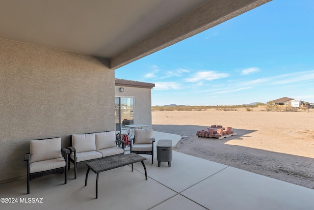 view of patio / terrace featuring outdoor lounge area