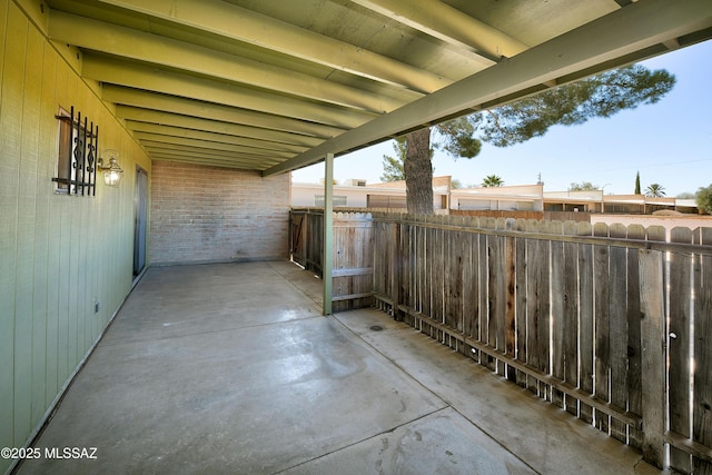35 E Pastime Rd, Tucson, AZ 85705 - view of patio / terrace featuring fence