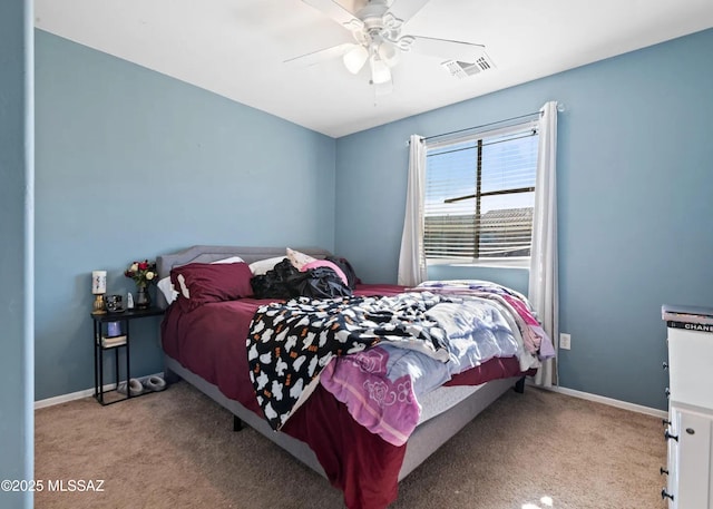 14298 S Camino El Galan, Sahuarita, AZ 85629 - carpeted bedroom with a ceiling fan and baseboards