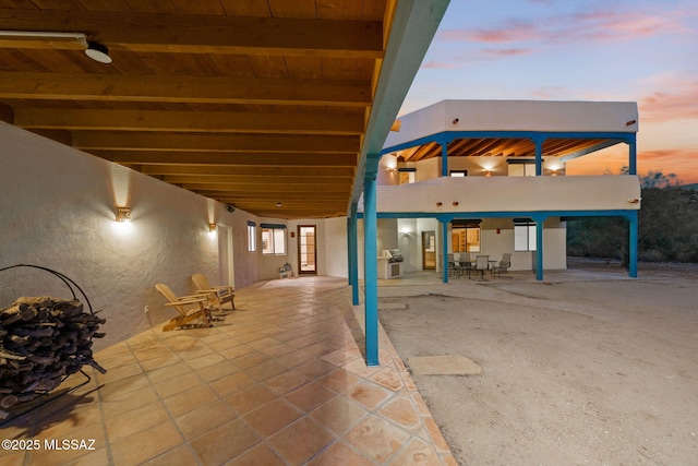 view of patio / terrace featuring grilling area