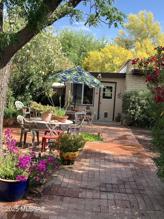 view of patio