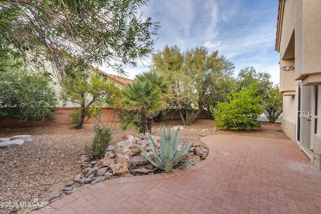 view of patio / terrace featuring a fenced backyard