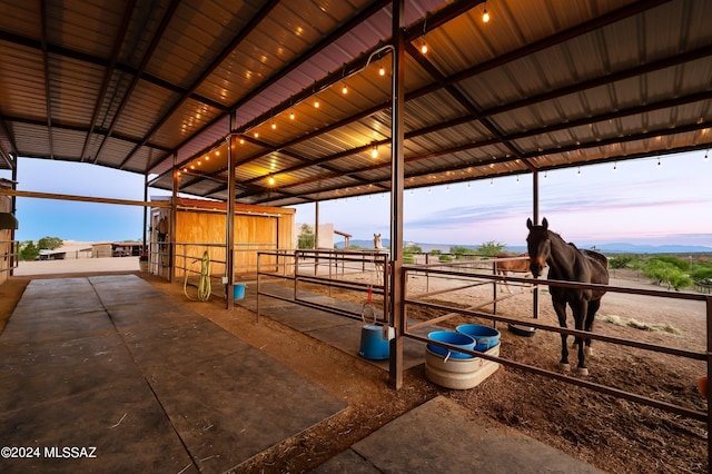 view of stable