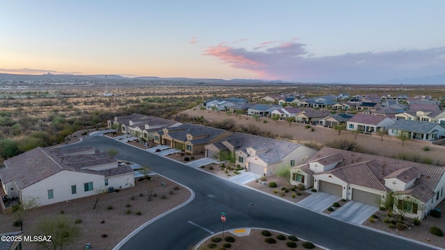 birds eye view of property featuring a residential view